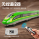 Kawei (KIV) alloy remote control high-speed rail toy train simulation rail car Fuxing train model children's toy car 3 years old and 6 years old rechargeable remote control model - Fuxing - three sections - silver