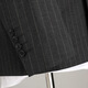 JIARMAY double-breasted autumn and winter new woolen suit business middle-aged men's suit formal wear professional wedding suit gray stripe 175/48 L