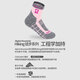 ALPINT MOUNTAIN Elmont Outdoor Hiking Socks Women's Professional Hiking Socks CoolMax Socks Medium Tube Quick-Drying Breathable Sports Socks