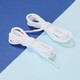 Shoelaces round rope men's and women's sports shoes basketball shoes tight black and white shoelaces round one size black 2 pairs