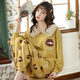 Yalu Pajamas Spring et automne à manches longues célébrités 2025 Nouveaux vêtements d'automne et de vêtements d'hiver OY679C M (adaptés au poids 80100jin [Jin est égal à 0,5 kg]))