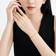 Chow Tai Fook Love You pure gold ring (labor cost 120) EOF185 birthday gift pure gold about 2.75g