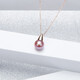 Muchin 18k gold design small conical freshwater pearl pendant high gloss freshwater pearl fashion 18k gold-rose gold/white pearl