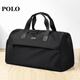 POLO golf clothing bag, men's nylon golf bag, golf clothing bag, portable golf bag black, independent shoe compartment