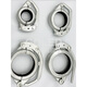 
Aluminum alloy hoop EN14420-3 snap-fitting tower joint shield machine copper head aluminum horse clamp two-half buckle tube clamp DN38 1.5-inch aluminum tube clamp DN38*6.5