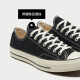 Converse Official 1970er Männer und Frauen klassische Low-Top-Leinwandschuhe schwarz 162058c 162058c/schwarz 40