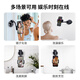 Paifan Mirror Saugnapfbecher Mobiltelefon Ständer mit Wandmontage und Friseursalon Live-Sendung Lazy Selfie Artefakt Badezimmer Küche Schlafside Nachtmagneter Saugclip Black Plus [Schlauch + Saugnapfbecher] Upgrade Pole/Stall mehr