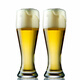 Pasha Paqi beer cup imported blown lead-free glass draft beer cup large capacity beverage cup 520ML two pack 42126