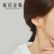 Pendientes de oro minimalistas de joyas de hangmin
