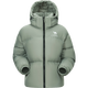 Camel 660 high-coat down jacket for women short thickened windproof hooded bread down jacket for women 724CA6B601, green, women S