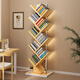 Shanshan wood art bookshelf floor-standing storage rack storage shelf creative steel wood multi-layer home student tree-shaped small bookcase