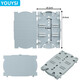 YOUYSI Fiber Optic Terminal Box Wiring Disk Fiber Optic Box 4-core fiber melting disc Fusion disc Fusion disc Fusion disc Terminal Box [No. 3] Green Direct Fuse Disk
