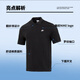 Nike (NIKE) official T-shirt for men, new spring and summer running sports casual wear breathable fast drying short-sleeved lapel polo shirt for men, FN3895-010/Full cotton skin-friendly/black/strongly recommended 2XL 185 (recommended 150-170Jin [Jin equals 0.5 kg])
