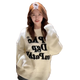DXOT2025 new sweater for women for small people in autumn and winter, thickened, loose, lazy, soft, glutinous milk, fufu sweater trendy gray version S recommended 80-95Jin Jin equals 0.5 kg