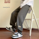 
Pugesi (PUGESI) fat large size waffle pants men's spring and autumn casual teenager trousers loose trousers K1049 grey regular 5XL 210-230Jin [Jin equals 0.5 kg]