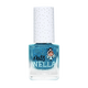 Le vernis à ongles spécial des enfants de Mlle Nella peut être arraché et sûr et insipide. Cadeaux d'anniversaire de la petite fille. Toys de maquillage et de nail art. MN15 Bleu de la mer profonde brillante 4ml