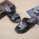 Yunyouli Vietnamesische Gummi-Sandalen Großgröße großer Sommer Dual-Purple-Plastik im Freien im Freien ohne Rutsch-Strand Freizeitschuhe Trendy Sandalen 688+6 braun 40 kleine Größe