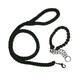 Dogstory Dog Rope Medium Dog Large Dog Leash Golden Retriever Dog Walking Rope Dog Chain Large Dog Collar Black Medium (15-38Jin Jin is equal to 0.5kg)