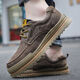 Carter CAT men's shoes breathable Martin boots men's summer new style construction site labor insurance workers British welders retro outdoor 8050 khaki 42 one size larger than sports shoes