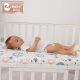Xiqinbao crib bed cover pure cotton crib bed sheet kindergarten bed cover cover bed cover [120*60cm] bear style