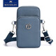 ROUHILDY running mobile phone arm bag outdoor men's and women's arm strap sports wrist bag crossbody light blue size