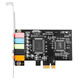MOGE desktop PCIE 5.1-channel surround sound 6-channel sound card independent audio card desktop PCIE built-in sound card MC2206