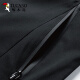 Woodpecker Jacket Men's Jacket Autumn and Winter Clothes Men's Three-in-One Shock Clothes Hooded Loose Sports Working Top Men 6628 Black 4XL (170-185Jin [Jin equals 0.5 kg])
