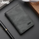 Jeep men's card holder ultra-thin genuine leather multi-functional bank card holder youth trend small and exquisite coin purse practical birthday gift for boyfriend and dad