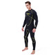 SLINX one-piece men's 3mm Serex warm and super elastic wear-resistant wet suit wetsuit surfing suit jellyfish suit swimsuit black S