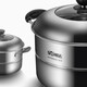 Shunda (SND) steamer and soup pot combination cover and bottom single-layer multi-purpose pot 304 stainless steel gas induction cooker universal pot 24cm