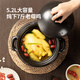 Chuidahuang ceramic pot 5.2L casserole for soup, medicine, porridge and rice stew pot, health soup pot, big belly pot for open fire use