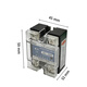 XMSJCHCC Relais à l'état solide monophasé SSR-40DA (40A) RADIATEUR COMPROLLÉ AC JGX1-D4840 JGX1-D4840