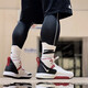 耐克（NIKE） Zoom Rize 1EP 男子 减震防滑耐磨 高帮实战休闲运动篮球鞋 FD9904-111米黑红 45 (290mm)