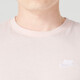 耐克（NIKE）短袖T恤男士2025夏季新款运动服针织透气半袖圆领休闲上衣半袖 纯棉AR4999-686粉色 L 建议身高170-175体重120-140斤