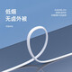 Dashengguang Finished leather optical cable Telecom grade fiber optic jumper SC/UPC-SC/UPC Indoor single core 2 steel wire 20 meters Universal optical cat extension cable White DSG-PT120