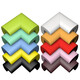 BEIDELI (BEIDELI) Children's Anti-collision Angle Anti-collision Strip Safety Protection Angle Baby Table Corner Cover Bed Windows Pack Table Sticker Coffee Table Right Angle Black [10 Packs of Self-adhesive Glue] L-shaped