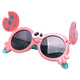 Children's sunglasses, baby sunglasses, cute, fashionable, trendy sun polarized glasses for boys and girls, pink