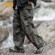 Jeep (Jeep) Arbeitshose Herren Sommer lässige losen Hosen Herren -Eisseide -Sturm Fallschirmjäger Herrenhosen grau Grün xl