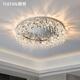 玥梵(YUEFAN)新款现代轻奢客厅吸顶灯简约大气餐厅卧室房间水晶灯 144W 25㎡内适用 12240lm 直径80