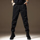 JEANSWEST work pants men's 2025 spring and autumn new loose cotton casual pants for boys sports Harren trendy long pants summer 2506 black regular 2XL suitable for 170-190Jin [Jin equals 0.5 kg]