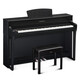 Yamaha Electric Piano CLP725 Heavy Hammer 88 Key Adult Children CLP835 High-End-Haushalt digitaler CLP825 Elektronischer Klavik CLP735B Schwarzer Standard + Vollständiger Zubehör-Set