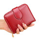 VQGT short luxury women's change small wallet for women's new Korean version wallet card bag simple versatile fashion trendy clutch bag brown [can write greeting card]