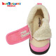 MIKIHOUSE toddler shoes for children's shoes for autumn and winter children's fleece warm toddler shoes for boots for non-slip wear-resistant and comfortable HOTBISCUITS pink 13.5 (suitable for foot length 13cm)