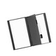 apatia double-sided business card holder for women simple two-sided business card box for men metal card box business card box [good thing] black