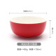 Jiabai festive red 6-inch instant noodle bowl soup bowl large rice bowl simple tableware ceramic bowl