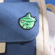 EKUSTYEE you are my little shark melon brooch summer ins trend men's and women's creative badge pin student bag decoration gift two - shark melon brooch