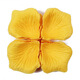 Liuying (liuying) artificial rose petals wedding confession decoration hand-spreading flowers Valentine's Day proposal making romantic wedding room decoration supplies yellow pack (about 100 pieces)