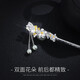 Yinyu hairpins for women, ancient style tassel hairpins, hairpins, step-shaking Hanfu headwear, birthday gifts for girlfriends and wives, Dielian flower hairpins