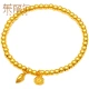 Julier II Huan Gold Bracelet Lotus Lotus Seed Lotus 999 Pure Gold Bracelet Ancient Inheritance Small Golden Beads Transfer Beads Beaded Anklet Marriage Three Gold Hardware Gold Bracelet About 10 Grams Free Certificate