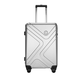 
Trolley box series men and women lightweight boarding case 20-inch 24-inch zipper type password box universal wheel frosted blue TC-687 20-inch